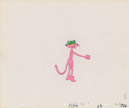 Lot #830 Pink Panther production cels and drawings from The Pink Panther Production Cels and Drawings - Image 1