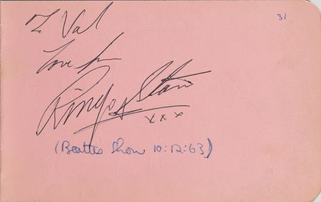 Lot #498 Beatles Autograph Book - Image 1