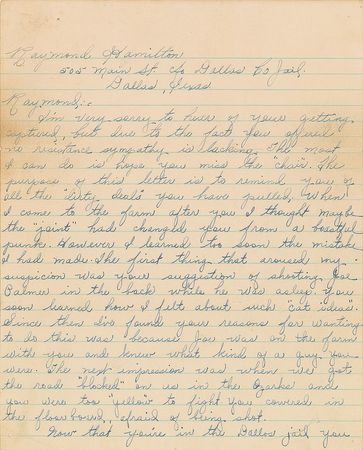 Lot #2032 Bonnie Parker and Clyde Barrow Autograph Letter Signed - Image 1