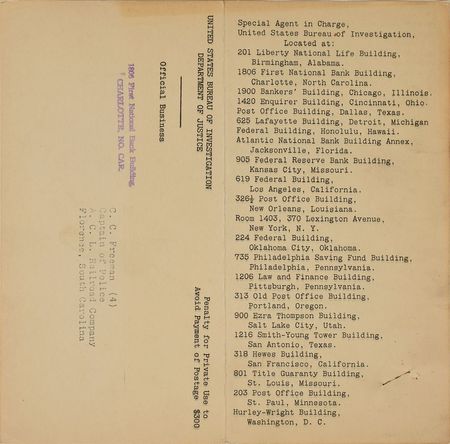Lot #2111 Harvey Bailey Wanted Poster - Image 2