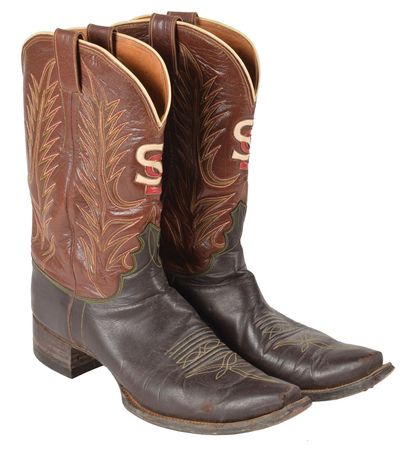 Lot #2017 Sheriff 'Smoot' Schmid's Boots - Image 1