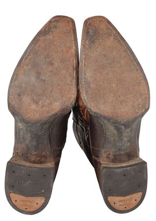 Lot #2017 Sheriff 'Smoot' Schmid's Boots - Image 4