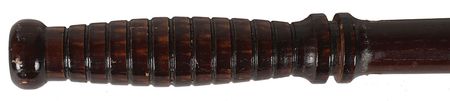 Lot #2018 Sheriff 'Smoot' Schmid's Wooden Nightstick - Image 3