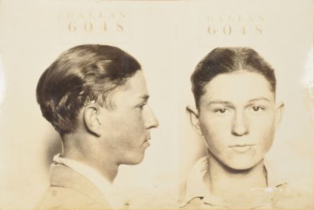 Lot #2020 Clyde Barrow Original Vintage Mug Shot Photograph - Image 1