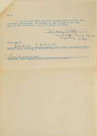 Lot #2072 Mary Pitts Signed Eyewitness Statement and Original Vintage Photograph Archive - Image 7