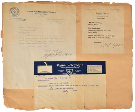 Lot #2022 Smoot Schmid's Personal 'Bonnie & Clyde' Scrapbook - Image 13