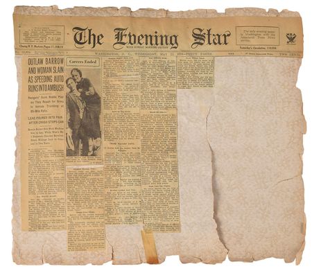 Lot #2022 Smoot Schmid's Personal 'Bonnie & Clyde' Scrapbook - Image 18