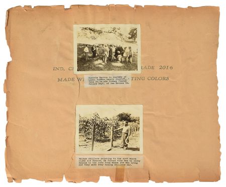 Lot #2022 Smoot Schmid's Personal 'Bonnie & Clyde' Scrapbook - Image 19