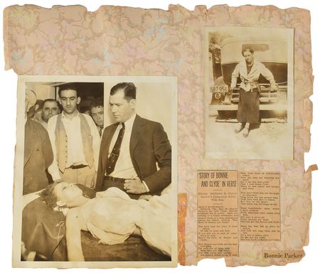 Lot #2022 Smoot Schmid's Personal 'Bonnie & Clyde' Scrapbook - Image 22