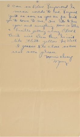 Lot #2030 Raymond Hamilton's Girlfriend Mary Pitts Letter to Him and Original Vintage Mug Shot Photograph - Image 2