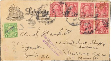 Lot #2028 Raymond Hamilton 1934 Autograph Letter Signed and Hotel Bill - Image 5