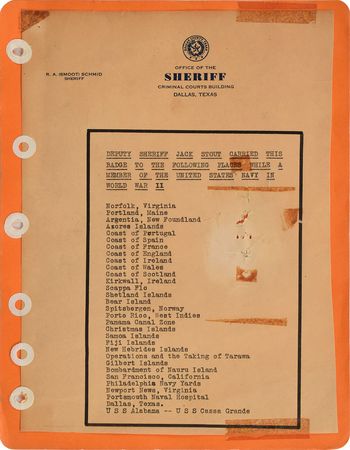Lot #2045 Sheriff Jack Stout's Dallas County Badge - Image 2