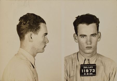 Lot #2080 Joe Francis Signed Fingerprint Card and Original Vintage Mug Shot Photograph - Image 1