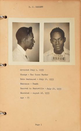 Lot #2046 Sheriff 'Smoot' Schmid's 'Execution Book' - Image 1
