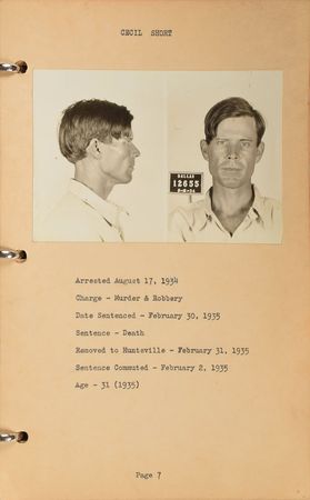 Lot #2046 Sheriff 'Smoot' Schmid's 'Execution Book' - Image 6