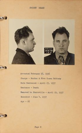 Lot #2046 Sheriff 'Smoot' Schmid's 'Execution Book' - Image 7