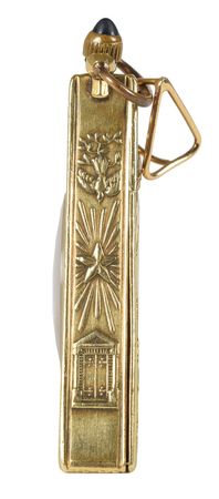 Lot #2128 Meyer Lansky Personally Gifted Masonic Hiram Watch - Image 5