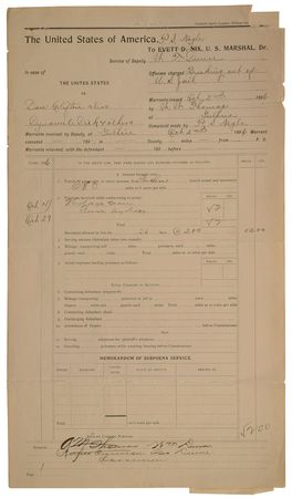 Lot #2008  Lawmen Pair of Documents: Dynamite Dick and Zip Wyatt - Image 1