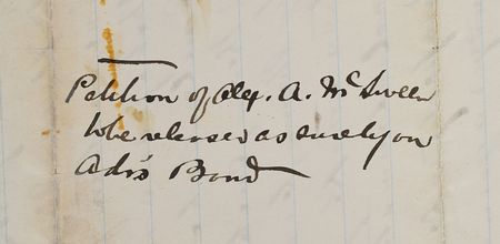 Lot #2005 Alexander McSween Signed Document - Image 2