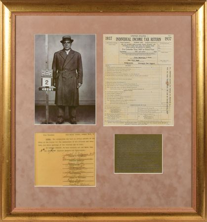 Lot #2117 Vito Genovese Signed Document - Image 1