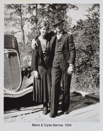 Lot #2063 Clyde Barrow's Death Shirt Button - Image 9