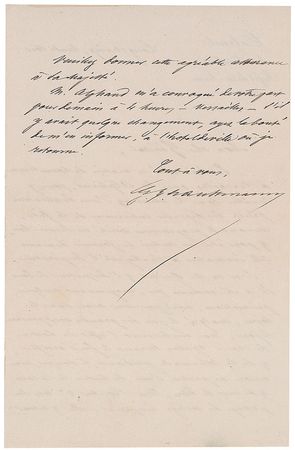 Lot #430 Baron Haussmann: Fireworks planned for Eugenie at Versailles - Image 2