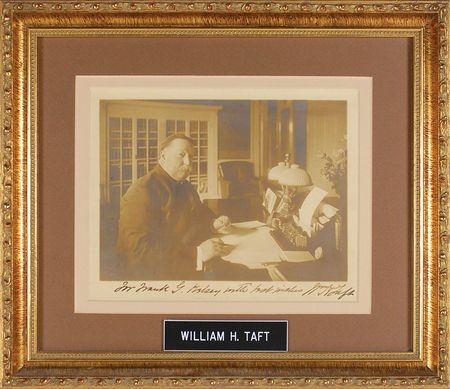 Lot #163 William H. Taft Signed Photograph - Image 1