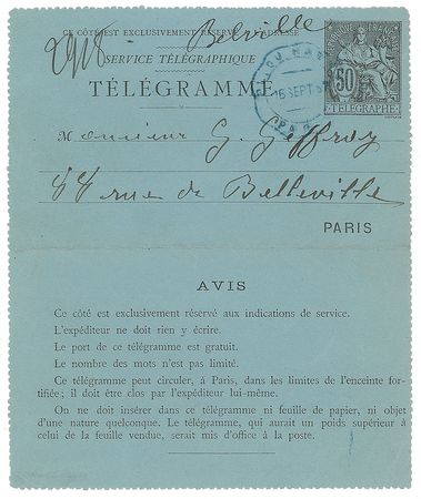 Lot #412 Claude Monet: “I don’t even know whether I’ll be able to find time to go and shake Rodin’s hand” - Image 2