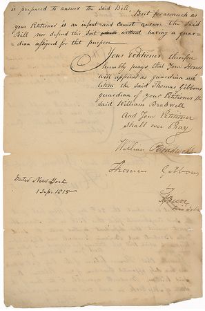 Lot #179 Aaron Burr Signed Document - Image 2