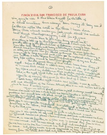 Lot #487 Ernest Hemingway: Reflections on war, writing, and rivalry - Image 2