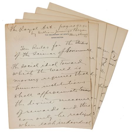 Lot #266 William Jennings Bryan - Image 3