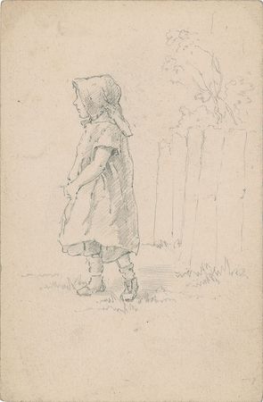 Lot #486 Kate Greenaway Handwritten Letter Signed and Sketch - Image 3
