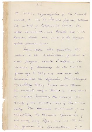 Lot #550 Charles Dudley Warner: Extracts from Warner?s 1873 The Gilded Age - Image 1