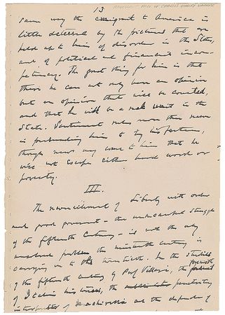 Lot #550 Charles Dudley Warner: Extracts from Warner?s 1873 The Gilded Age - Image 2