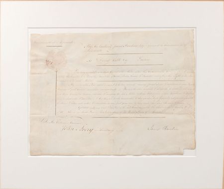 Lot #45 James Bowdoin Signed Document