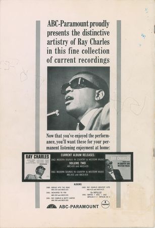 Lot #567 Ray Charles: Rare unassisted Ray Charles signature - Image 1