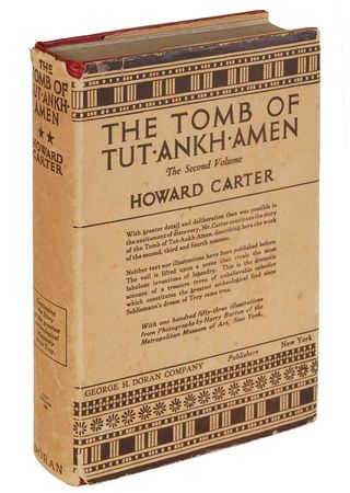 Lot #253 Howard Carter: The Tomb of Tut-ankh-amen, inscribed in the year of publication - Image 3