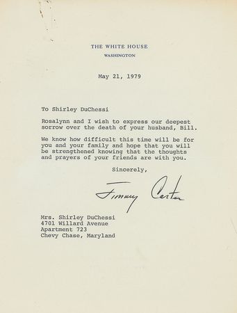 Lot #135 Jimmy Carter Typed Letter Signed - Image 1