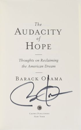 Lot #157 Barack Obama Book - Image 1