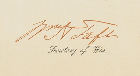 Lot #116 Theodore Roosevelt and William H. Taft Signed Document - Image 2