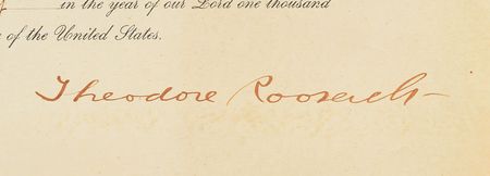 Lot #116 Theodore Roosevelt and William H. Taft Signed Document - Image 3