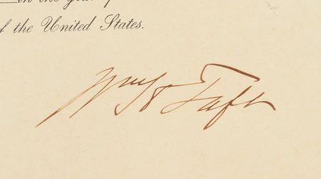 Lot #164 William H. Taft Signed Document - Image 2