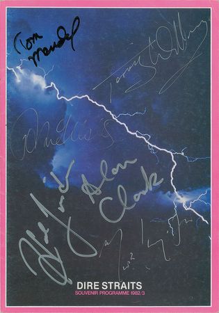 Lot #631 Dire Straits Program - Image 1