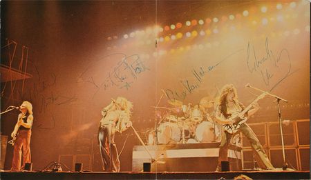 Lot #670 Van Halen Program - Image 1