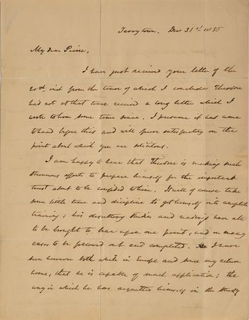 Lot #488 Washington Irving Handwritten Letter Signed - Image 1