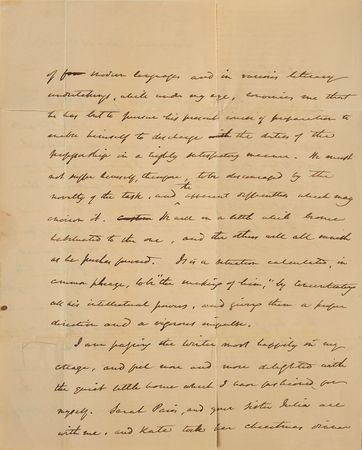 Lot #488 Washington Irving Handwritten Letter Signed - Image 2