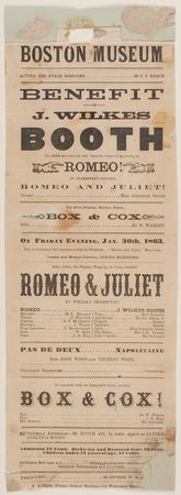 Lot #258 John Wilkes Booth Broadside - Image 2