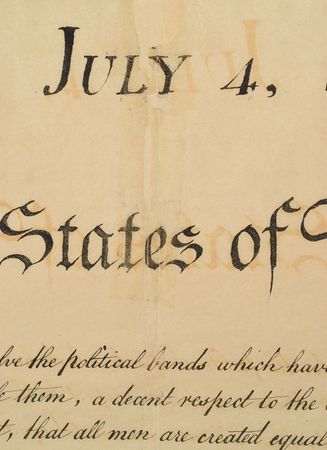 Lot #53 Declaration of Independence Force Print: Sought-after Force print of the Declaration of Independence - Image 3