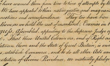 Lot #53 Declaration of Independence Force Print: Sought-after Force print of the Declaration of Independence - Image 5
