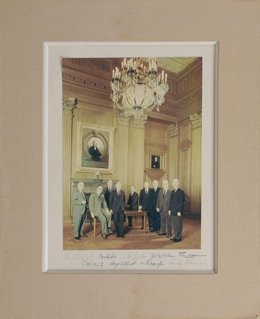 Lot #189 Warren Court Signed Photograph